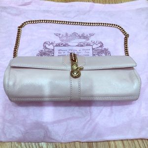 Juicy Couture Pink Clutch with removable strap